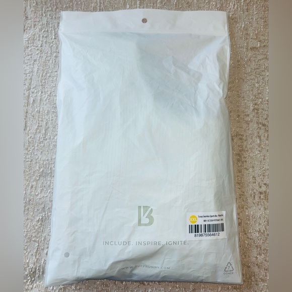 NWT BuffBunny Scoop Seamless Sports Bra ‘Pistachio’ Green XXL - Picture 7 of 10